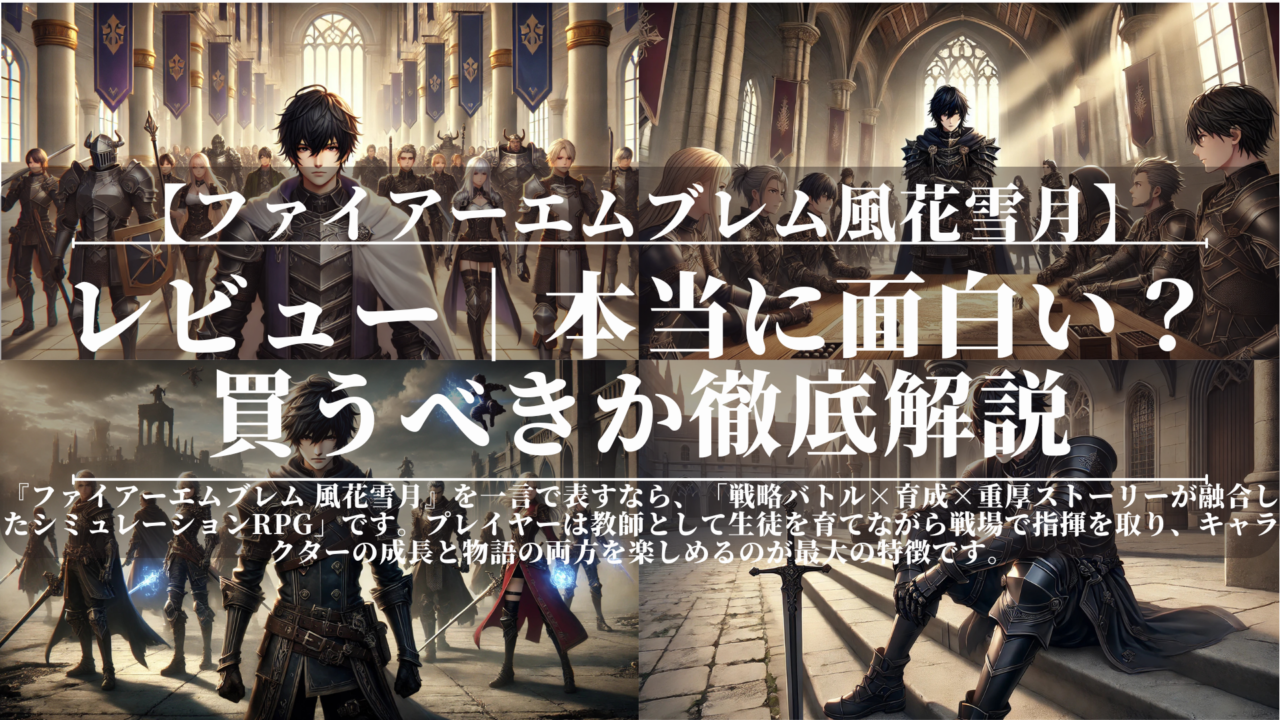 ファイアーエムブレム風花雪月｜レビュー｜本当に面白い？｜買うべきか徹底解説