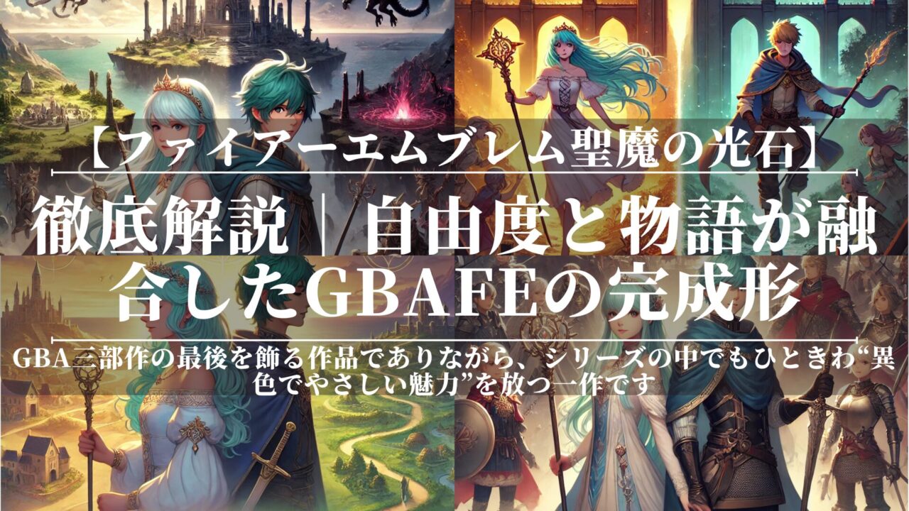 ファイアーエムブレム聖魔の光石｜徹底解説｜自由度と物語が融合したGBAFEの完成形