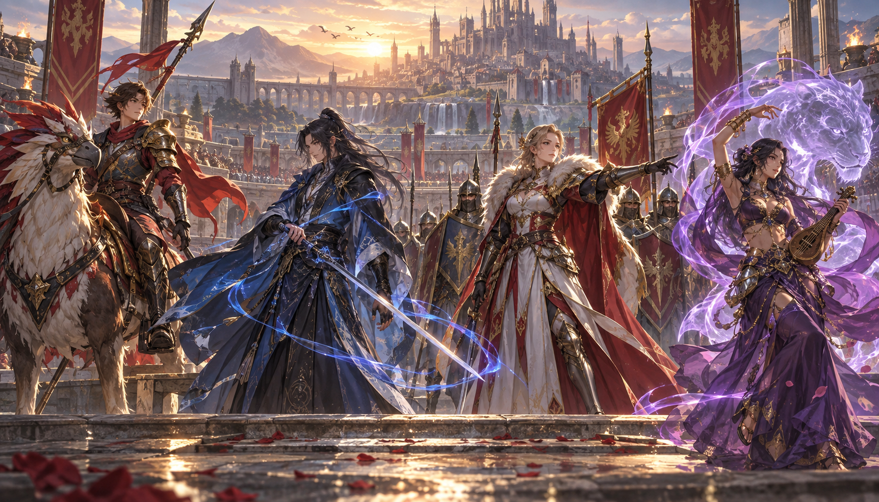救出対象となる個性の異なる4人の戦士