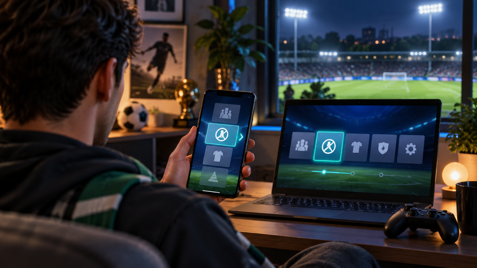 スマホとPCで無効化リストの場所を探すイメージ