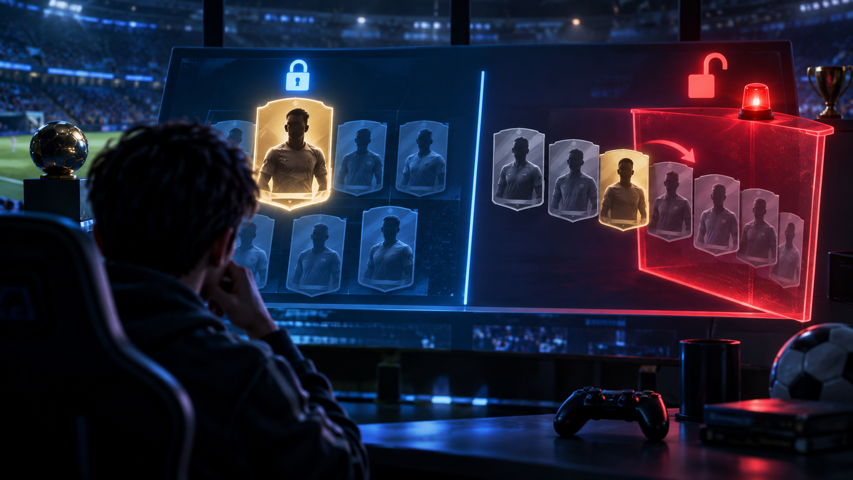 eFootballで選手の誤放出が起きやすい場面